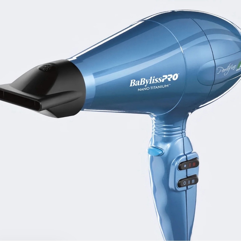 BaBylissPRO Nano Titanium Portofino Full-Size Hair Dryer - Blue - 2000W
